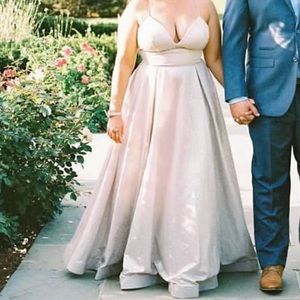 Pink ball gown size 12petite from Camille La Vie